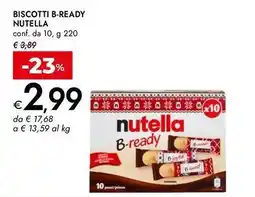 Bennet Biscotti b-ready NUTELLA offerta