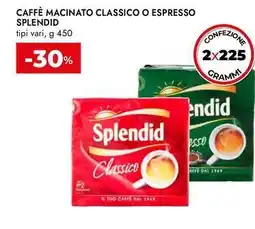 Bennet Caffè macinato classico o espresso SPLENDID offerta