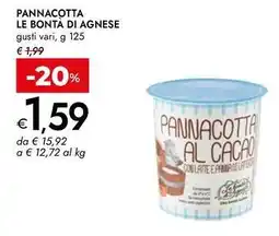 Bennet Pannacotta le bontà di agnese offerta