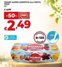 Bennet Yogurt magro assortito alla frutta YOMO offerta