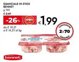 Bennet Guanciale in stick BENNET offerta