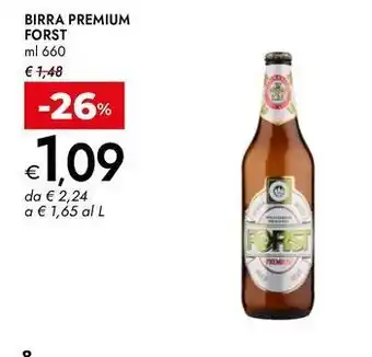 Bennet Birra premium FORST offerta