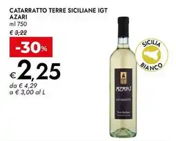 Bennet Catarratto terre siciliane igt AZARI offerta