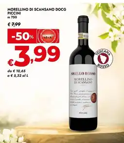 Bennet Morellino di scansano docg PICCINI offerta