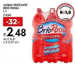 Bennet Acqua frizzante BRIO ROSSA offerta