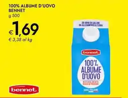 Bennet 100% albume d'uovo BENNET offerta