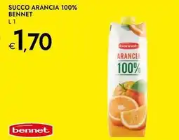 Bennet Succo arancia 100% BENNET offerta