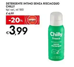 Bennet Detergente intimo senza risciacquo CHILLY offerta
