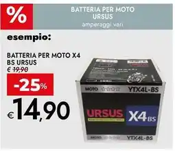 Bennet Batteria per moto URSUS offerta