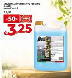 Bennet Liquido lavavetri estivo per auto SMASH offerta