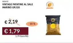 Prezzemolo e Vitale Vintage patatine al sale marino offerta