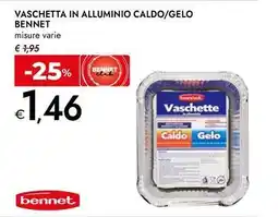 Bennet Vaschetta in alluminio caldo/gelo BENNET offerta