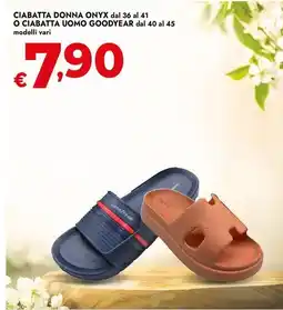 Bennet Ciabatta donna onyx o ciabatta uomo goodyear offerta