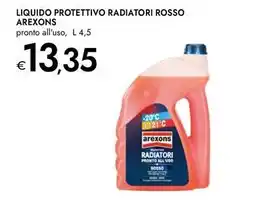 Bennet Liquido protettivo radiatori rosso AREXONS offerta