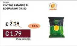 Prezzemolo e Vitale Vintage patatine al rosmarino offerta