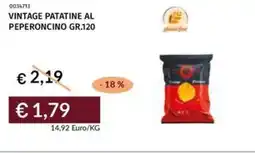 Prezzemolo e Vitale Vintage patatine al peperoncino offerta