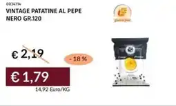 Prezzemolo e Vitale Vintage patatine al pepe nero offerta