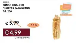 Prezzemolo e Vitale Fongo lingue di suocera parmigiano offerta