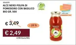 Prezzemolo e Vitale Alce nero polpa di pomodoro con basilico bio offerta
