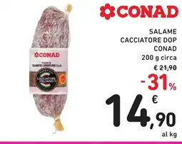 Spazio Conad Salame cacciatore dop CONAD circa offerta