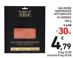 Spazio Conad Salmone norvegese affumicato KV NORDIC offerta