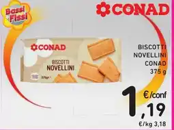 Spazio Conad Biscotti novellini CONAD offerta