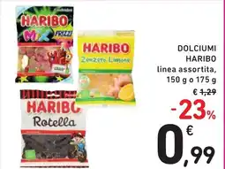 Spazio Conad Dolciumi HARIBO linea assortita, offerta
