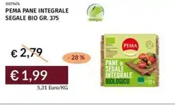 Prezzemolo e Vitale Pema pane integrale segale bio offerta