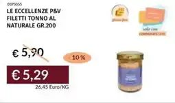 Prezzemolo e Vitale Le eccellenze p&v filetti tonno al naturale offerta