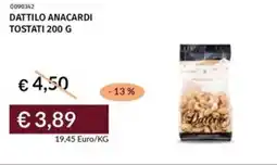 Prezzemolo e Vitale Dattilo anacardi tostati offerta