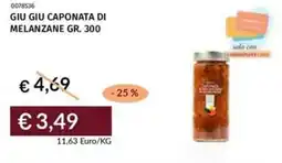 Prezzemolo e Vitale Giu giu caponata di melanzane offerta