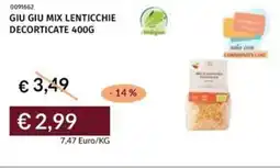 Prezzemolo e Vitale Giu giu mix lenticchie decorticate offerta