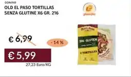 Prezzemolo e Vitale Old el paso tortillas senza glutine offerta