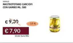 Prezzemolo e Vitale Mastrototaro carciofi con gambo offerta