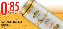 Crai Willianbrau birra pils offerta