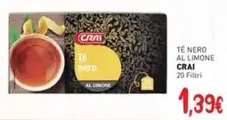 Crai Té nero al limone CRAI offerta