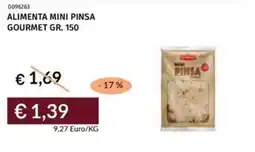 Prezzemolo e Vitale Alimenta mini pinsa gourmet offerta