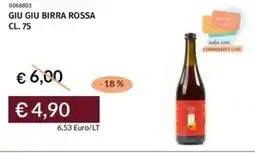 Prezzemolo e Vitale Giu giu birra rossa offerta