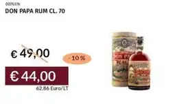 Prezzemolo e Vitale Don papa rum offerta