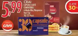 Crai Crai capsule caffè offerta