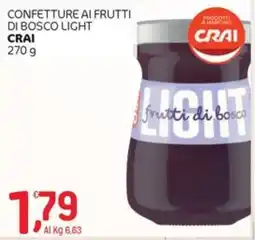 Crai Confetture ai frutti di bosco light CRAI offerta