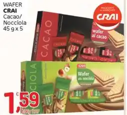 Crai Wafer CRAI Cacao/ Nocciola offerta