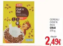 Crai Cereali ciok'n rice CRAI offerta