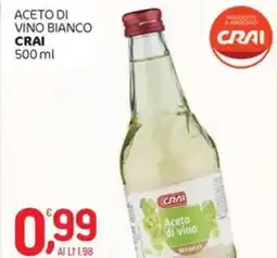 Crai Aceto di vino bianco CRAI offerta