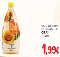 Crai Olio di semi di girasole CRAI offerta