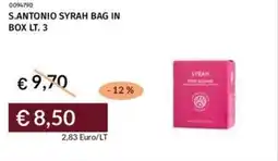 Prezzemolo e Vitale S.antonio syrah bag in box offerta