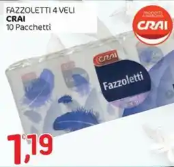 Crai Fazzoletti 4 veli CRAI offerta