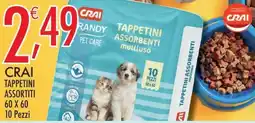 Crai Crai tappetini assortiti offerta