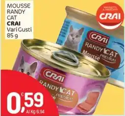 Crai Mousse randy cat CRAI Vari Gusti offerta