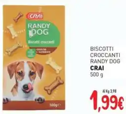 Crai Biscotti croccanti randy dog CRAI offerta